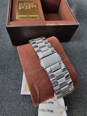 Michael Kors Silver Midsized Chronograph Ladies Watch MK5076